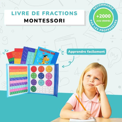 Montessori-Magnetbuch für Bruchrechnen