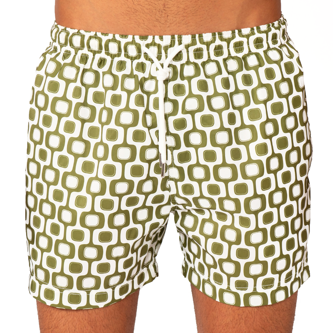 Short de bain homme à imprimé