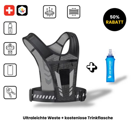 Laufweste mit Flaschenhalter