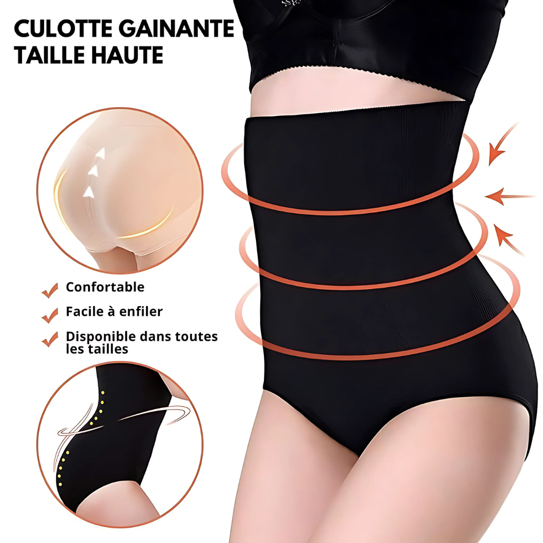 Culotte gainante taille haute