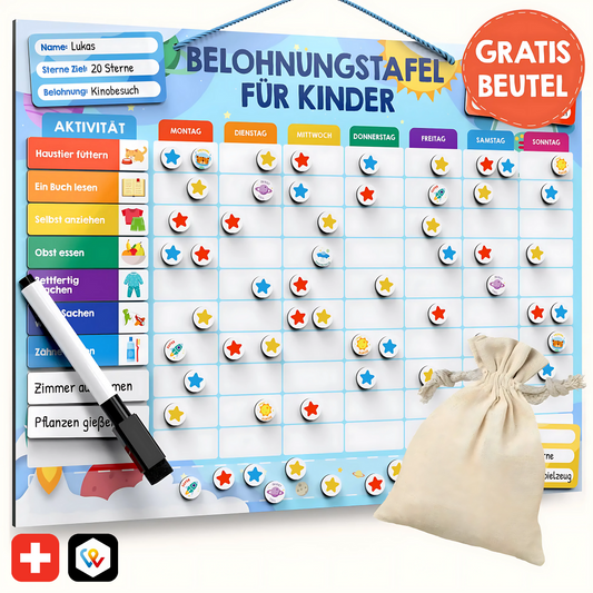 Belohnungstafel Kinder