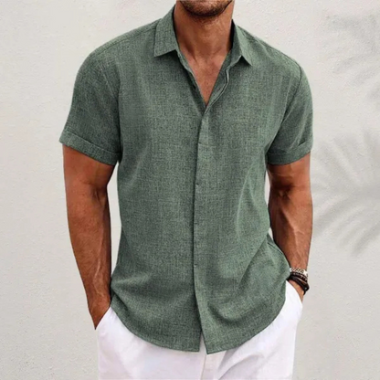 Chemise légère en lin pour homme