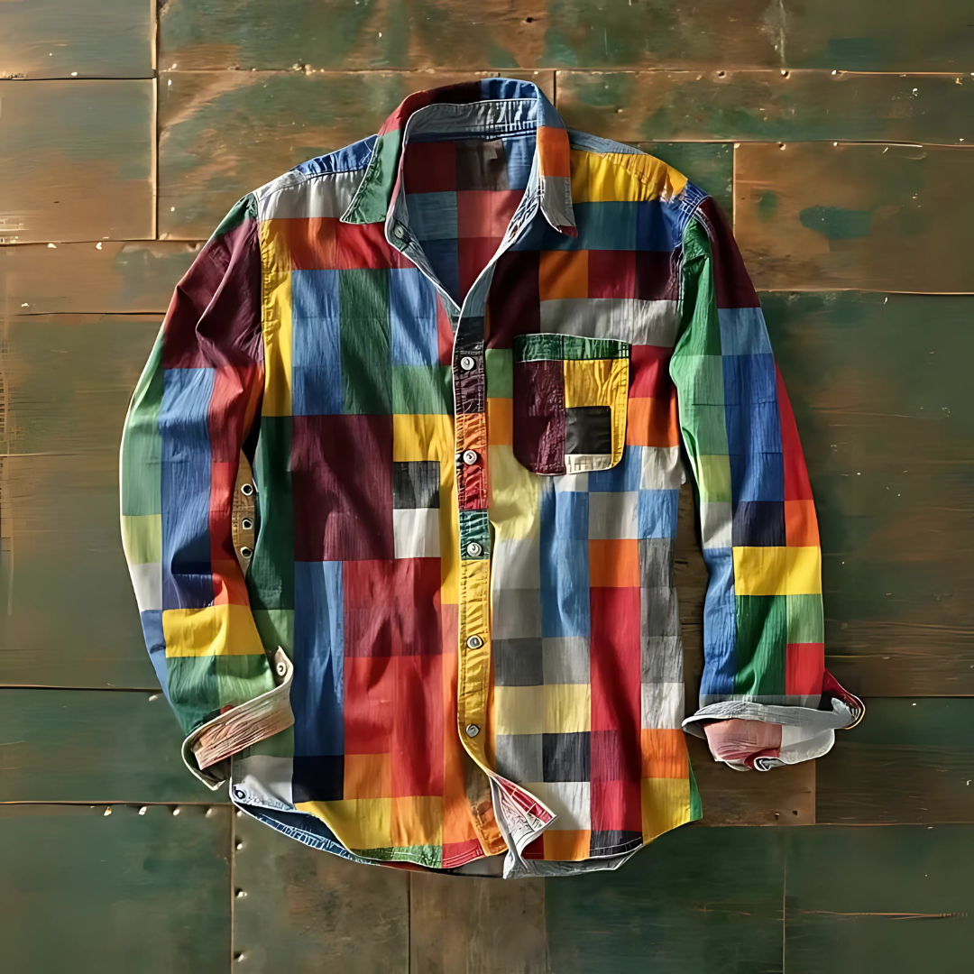 Chemise multicolore homme