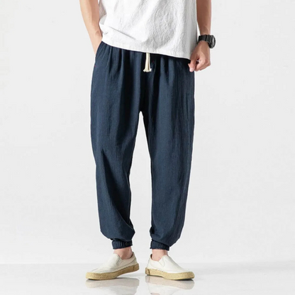 Pantalon ample homme style japonais