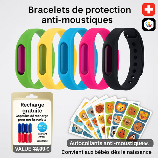 Bracelet anti-moustiques naturel