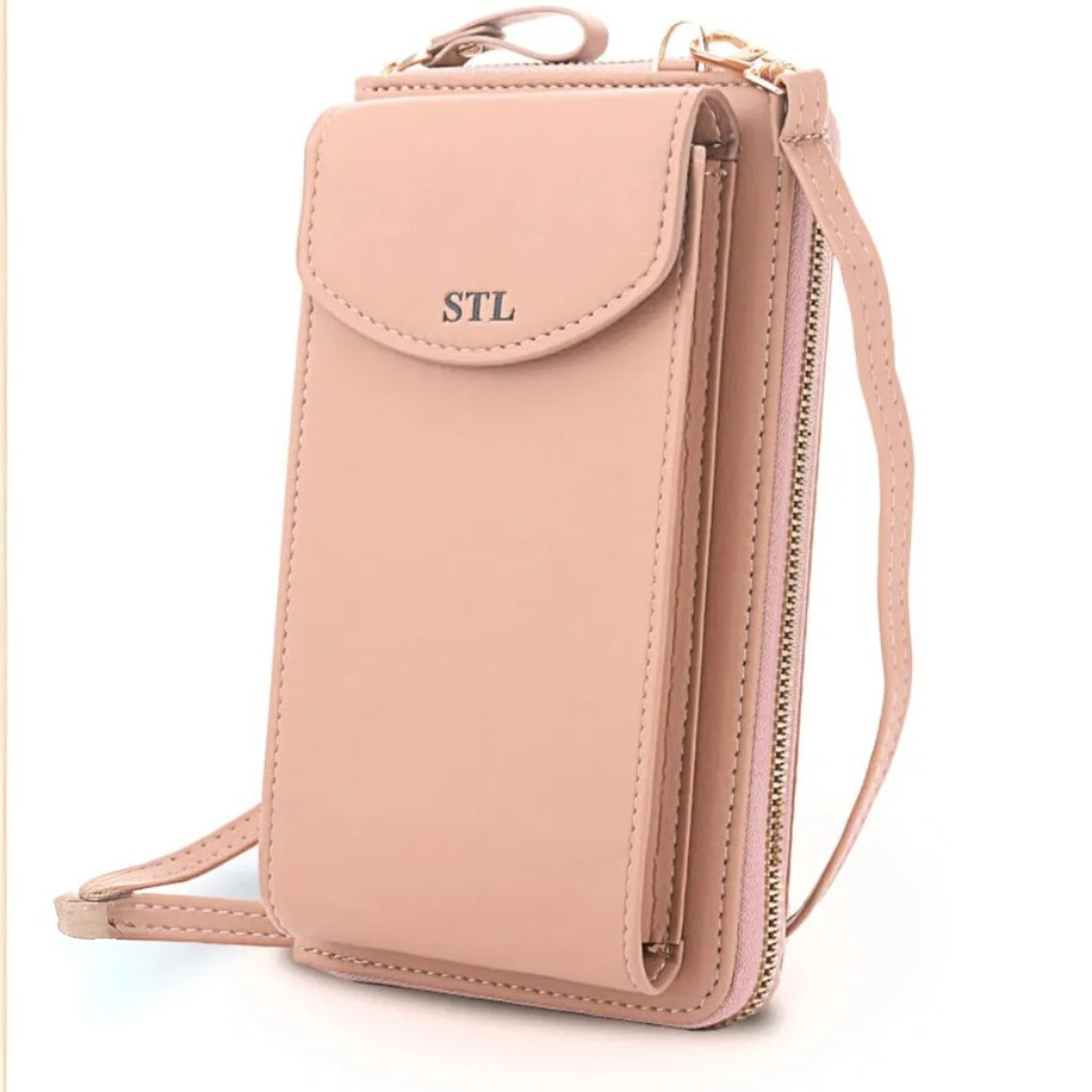 Porte-monnaie Croisé Compact avec Bandoulière ( 1 acheté + 1 offert )