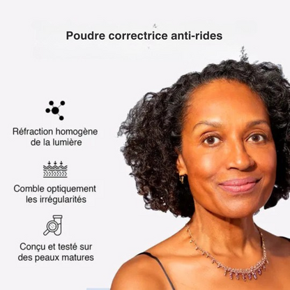 Poudre correctrice anti-rides à effet jeunesse immédiat