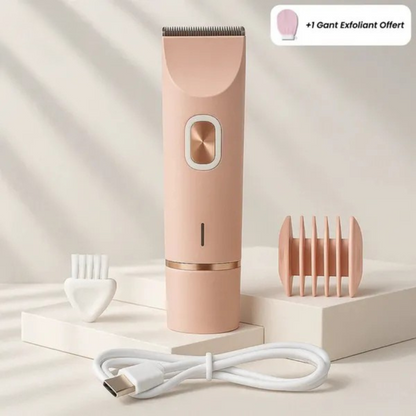 Rasoir électrique 2-en-1 pour peau lisse et sans irritation