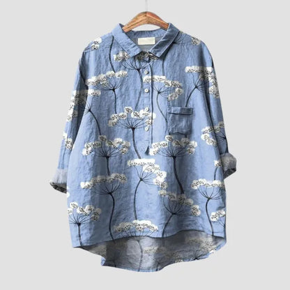 Chemise fluide à motif floral