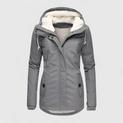 Warmer, wasserdichter Parka mit Fleecefutter