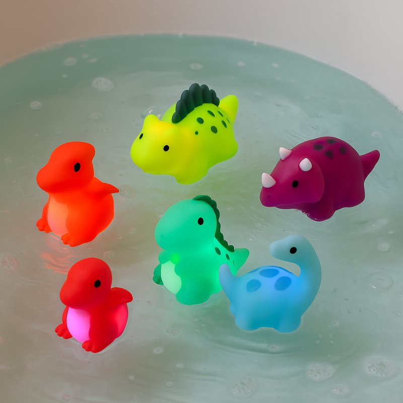 Jouets de bain lumineux pour enfants