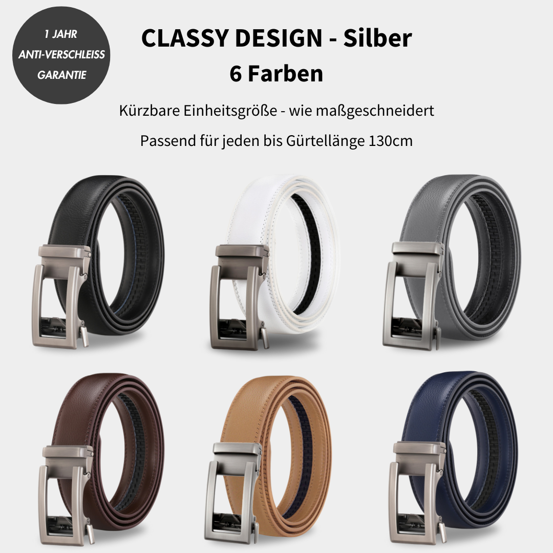 MAJESTICE BELT: Easy-Click Automatik Ledergürtel für Damen + GRATIS Geschenkbox
