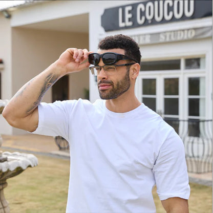 Polarisierte Herrenbrille, blendfrei, bequem und leicht