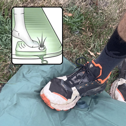 Kompakte und bequeme aufblasbare Campingmatratze