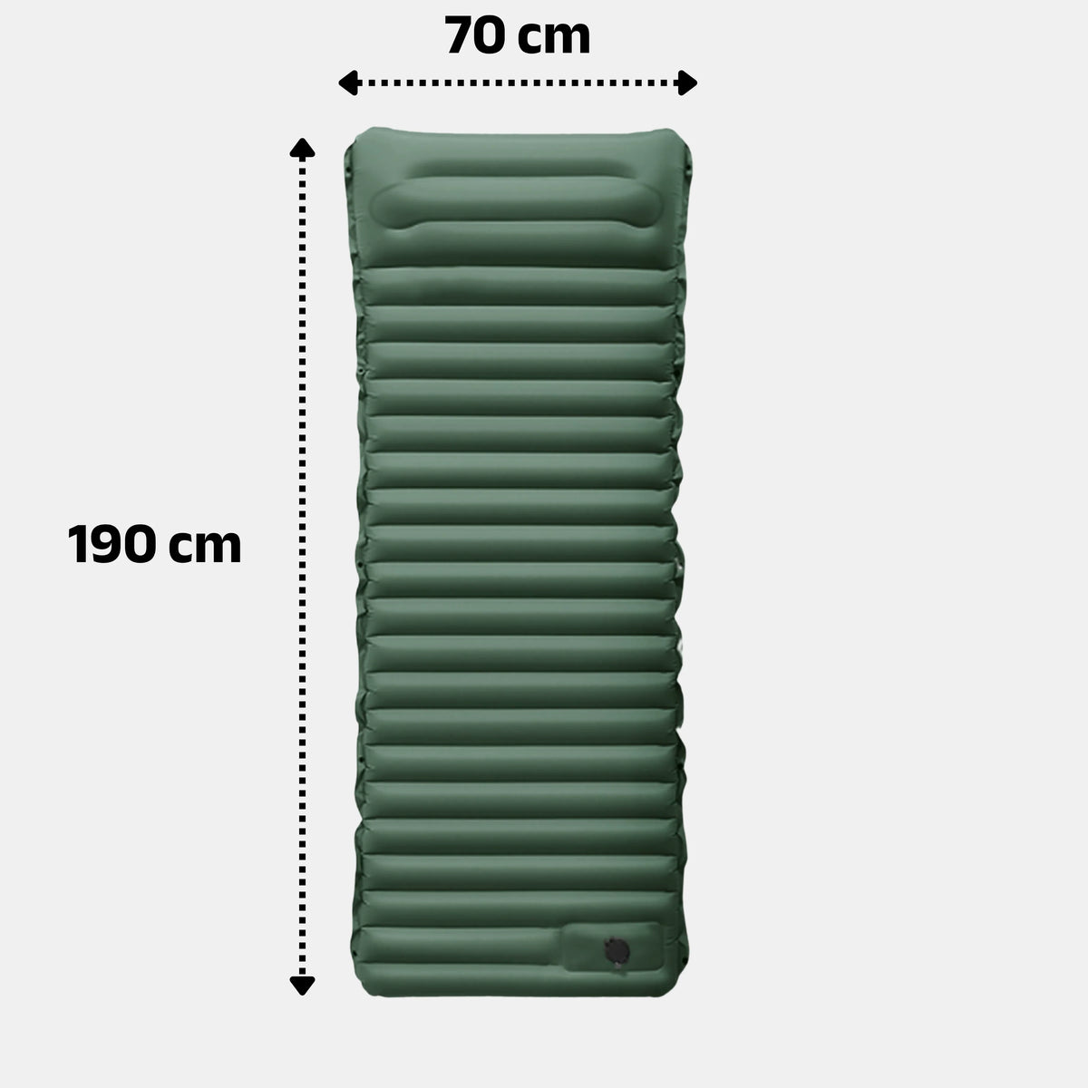Kompakte und bequeme aufblasbare Campingmatratze