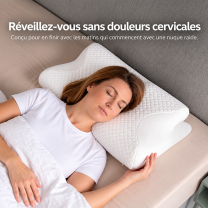 Oreiller Ergonomique Cervical à Mémoire de Forme