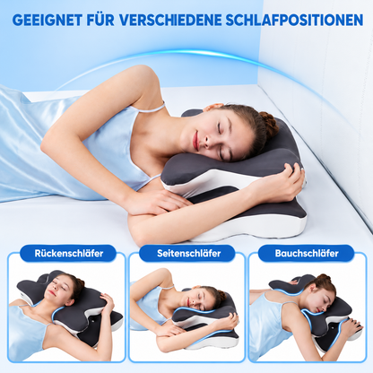 Ergonomisches Kissen mit Formgedächtnis und Kühlfunktion