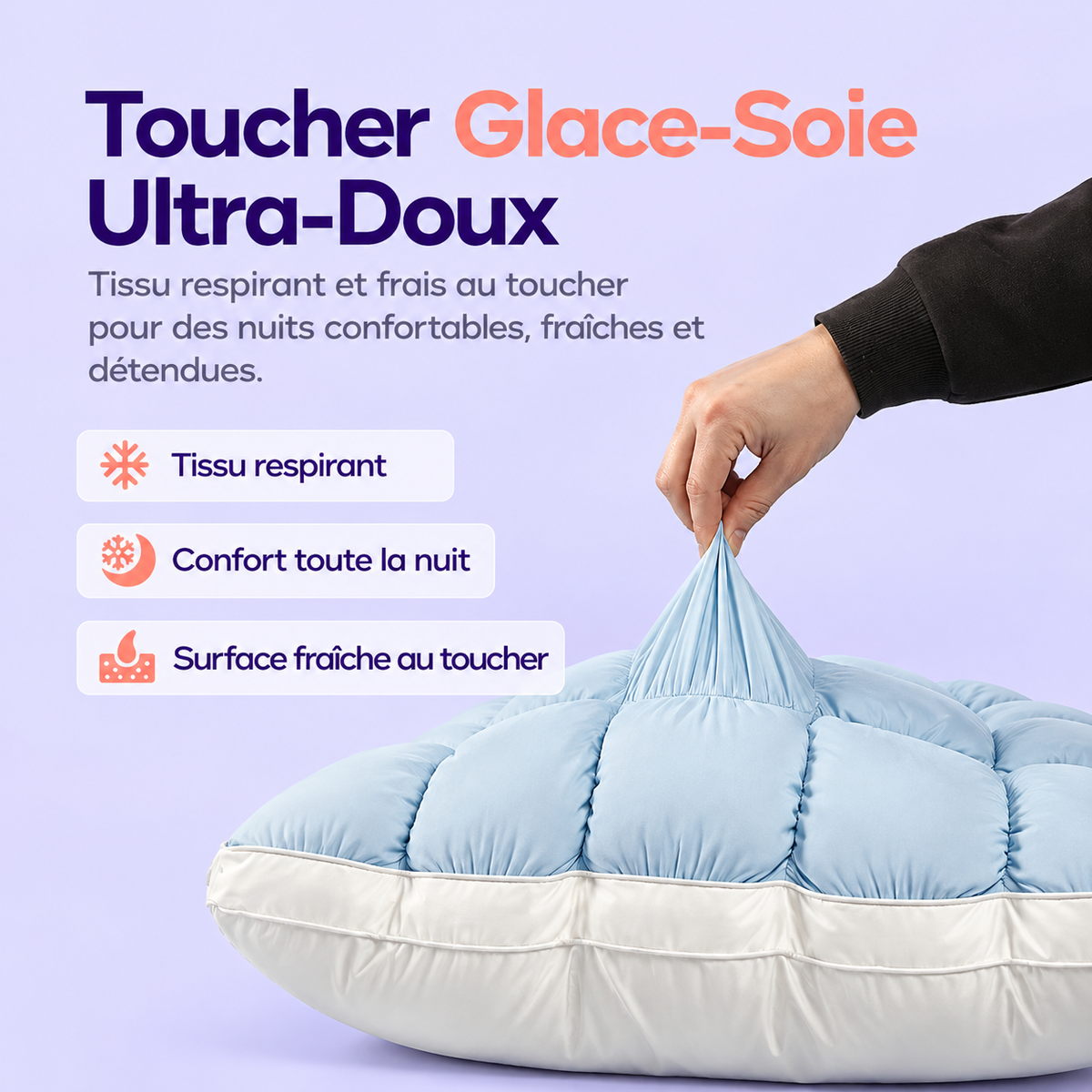 Oreiller Moelleux à Effet Nuage