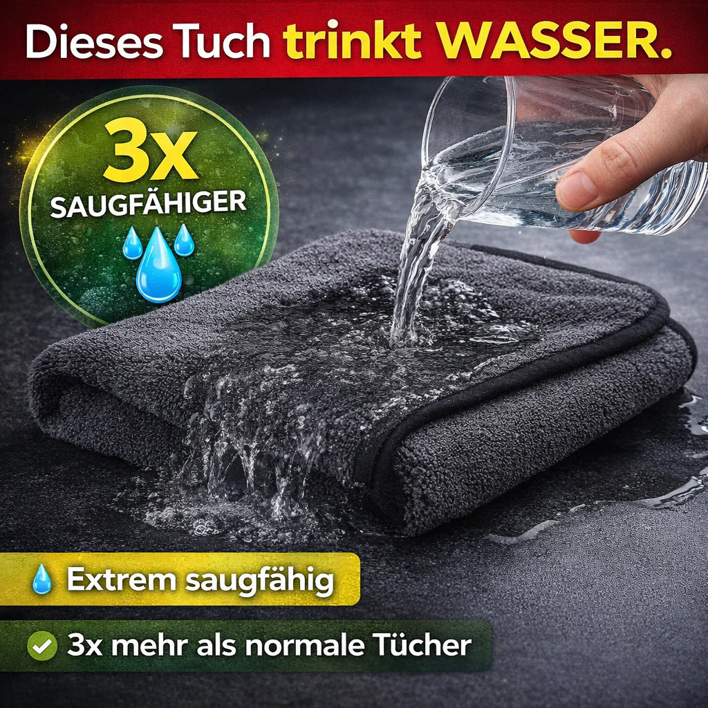 Chiffon microfibre ultra-absorbant pour voiture
