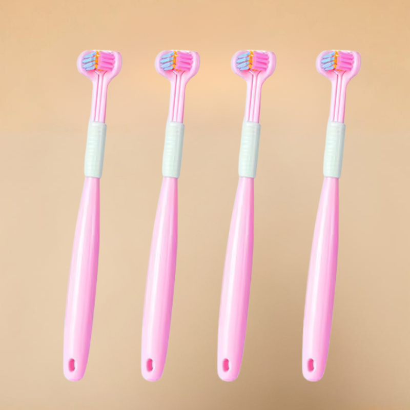 (4 Stück) TripleBrush für Kinder 1-14 Jahre