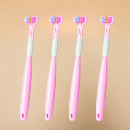 (4 Stück) TripleBrush für Kinder 1-14 Jahre