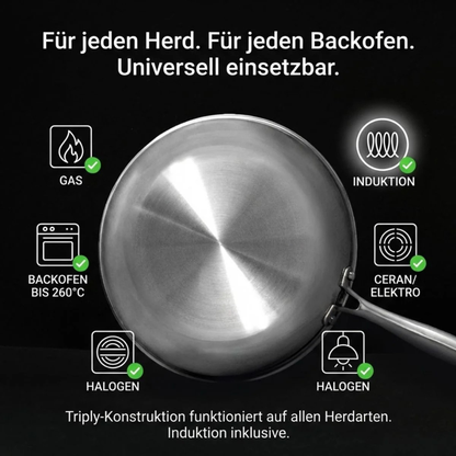 Poêle en acier alvéolé 28 cm sans PFAS