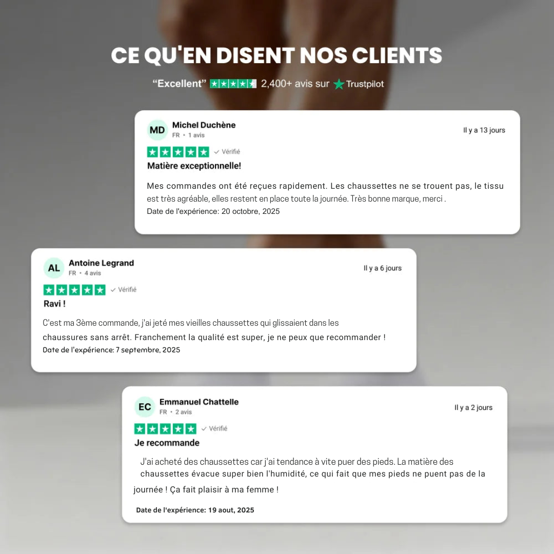 Chaussettes Mi-Haute en Fibre de Bambou Premium