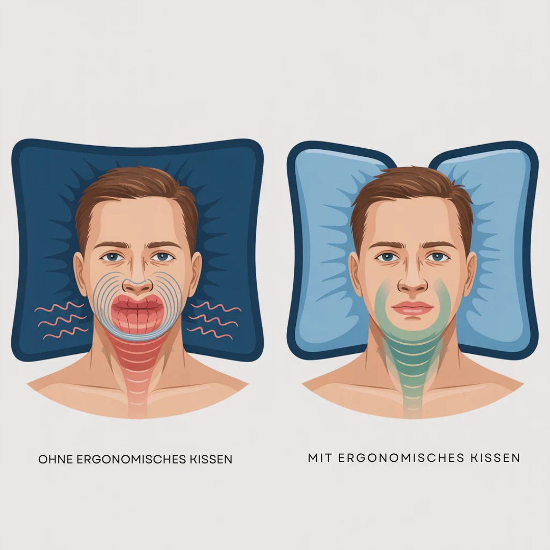 Oreiller ergonomique cervical mémoire de forme