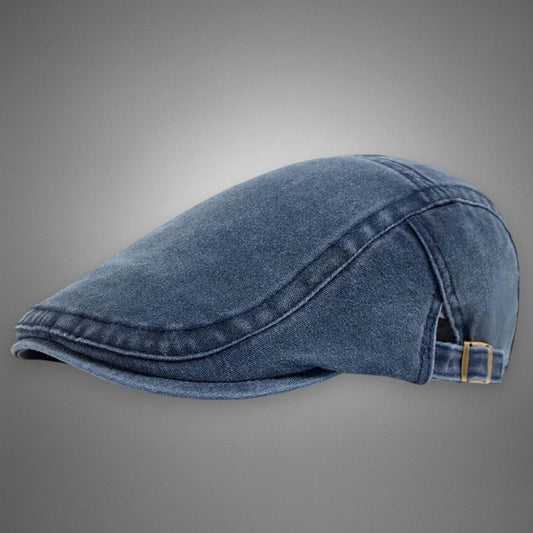 Béret plat vintage pour homme