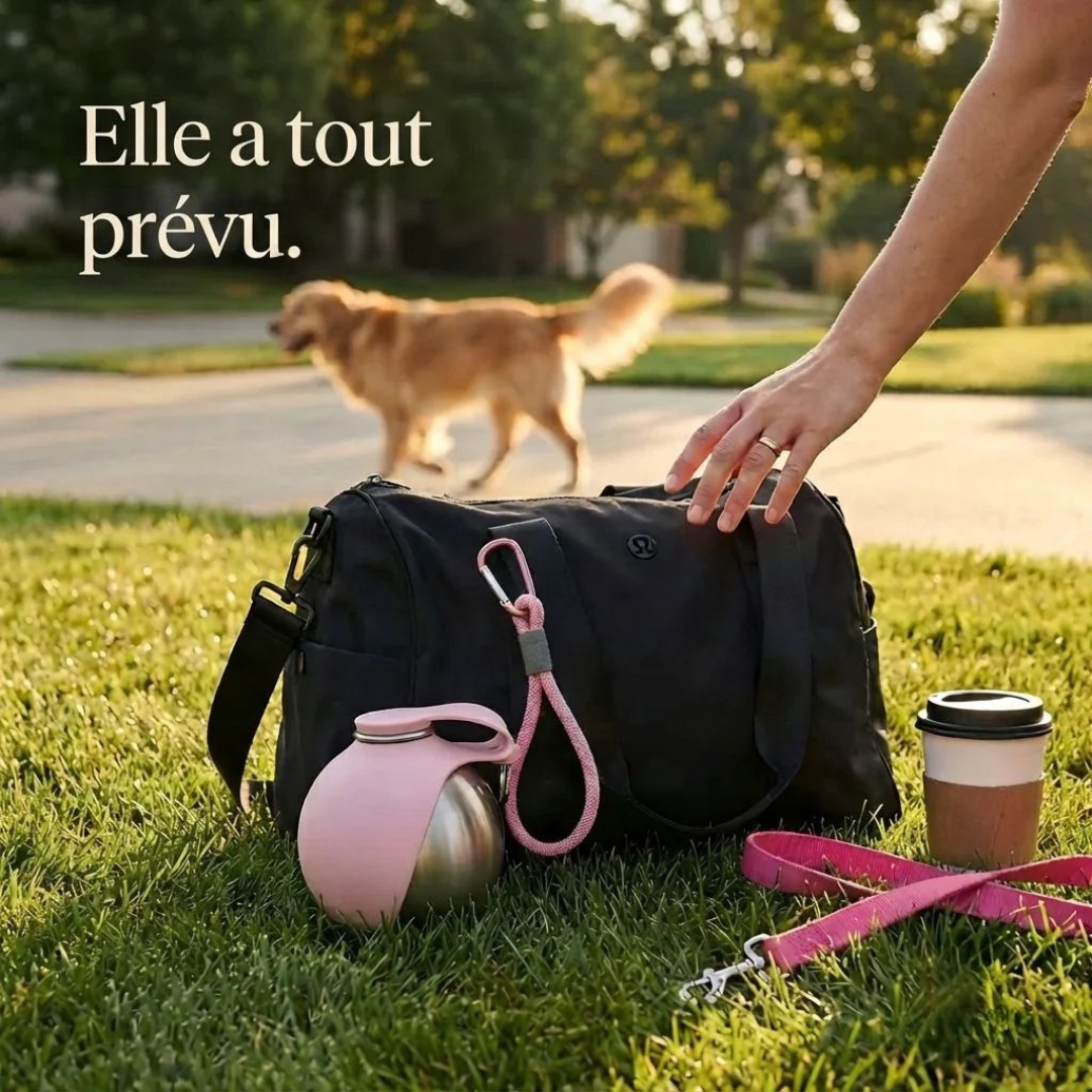 Gourde Portable pour Chien avec Bol Intégré