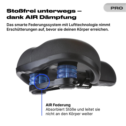 Bequemer, ergonomischer Fahrrad-Sattel mit Druckentlastung