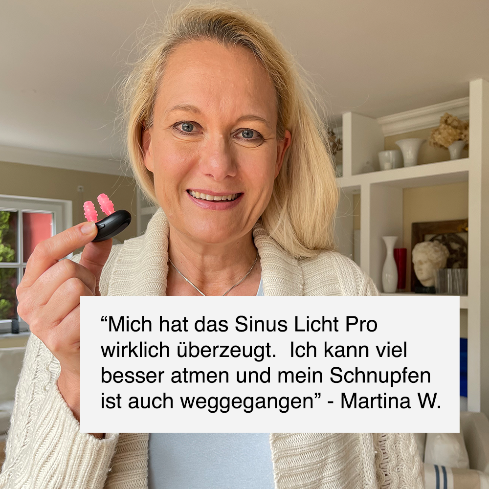Effektives Infrarot-Gerät zur Linderung von Nasennebenhöhlenentzündungen