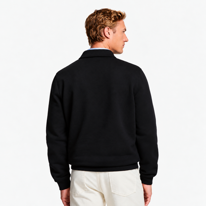 Pull Homme à Col Zippé
