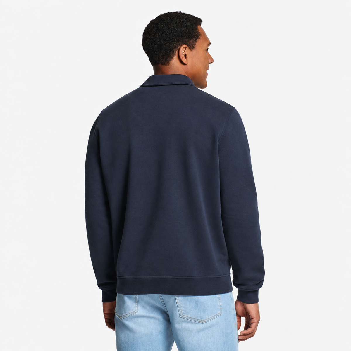 Pull Homme à Col Zippé