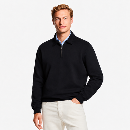 Pull Homme à Col Zippé