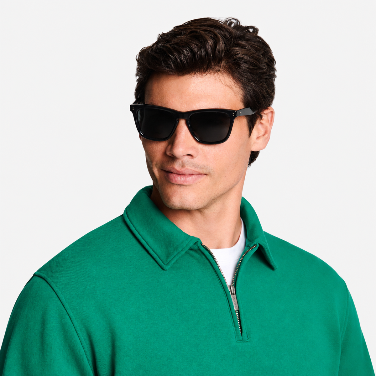 Pull Homme à Col Zippé