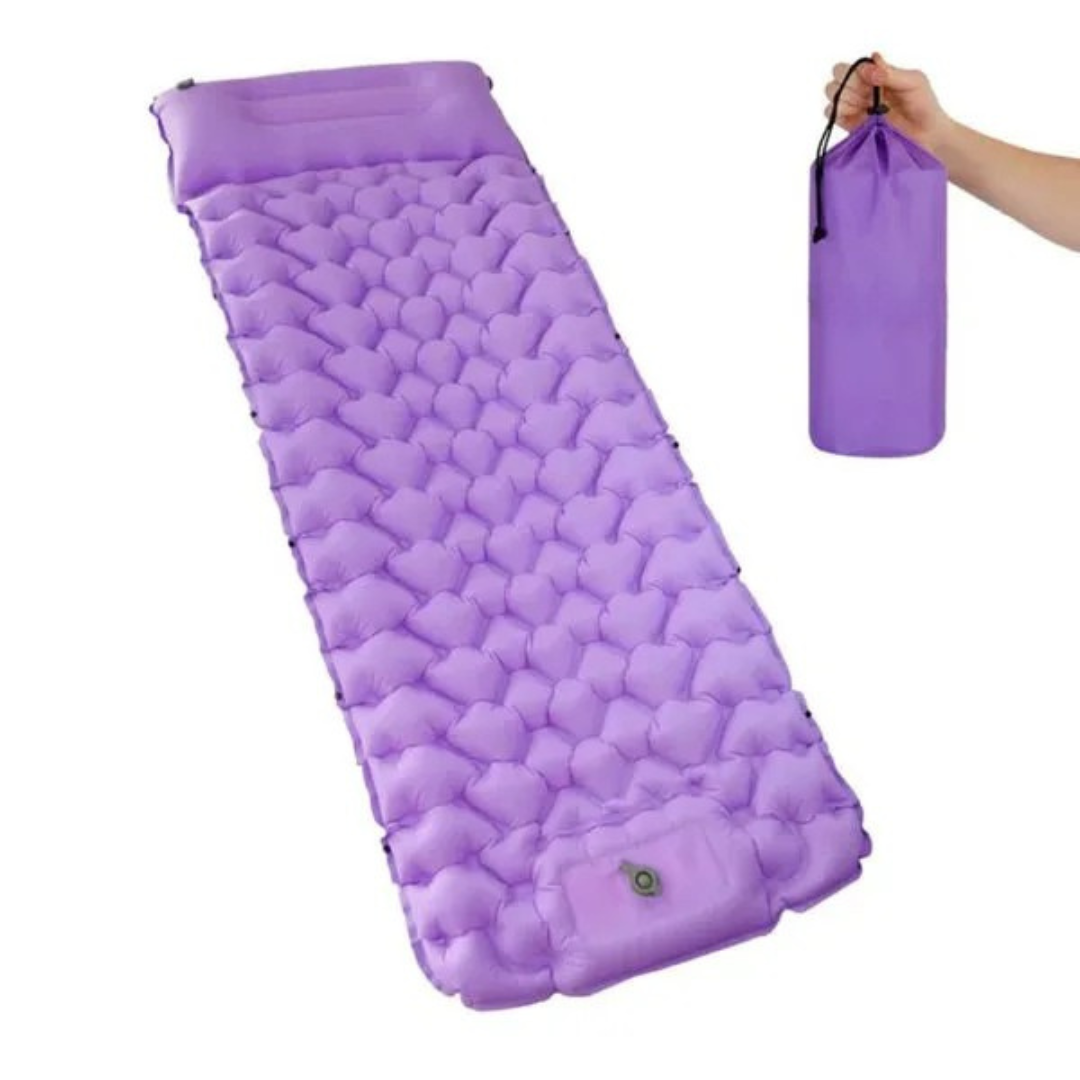 Matelas gonflable ultraléger et compact pour bivouac et camping