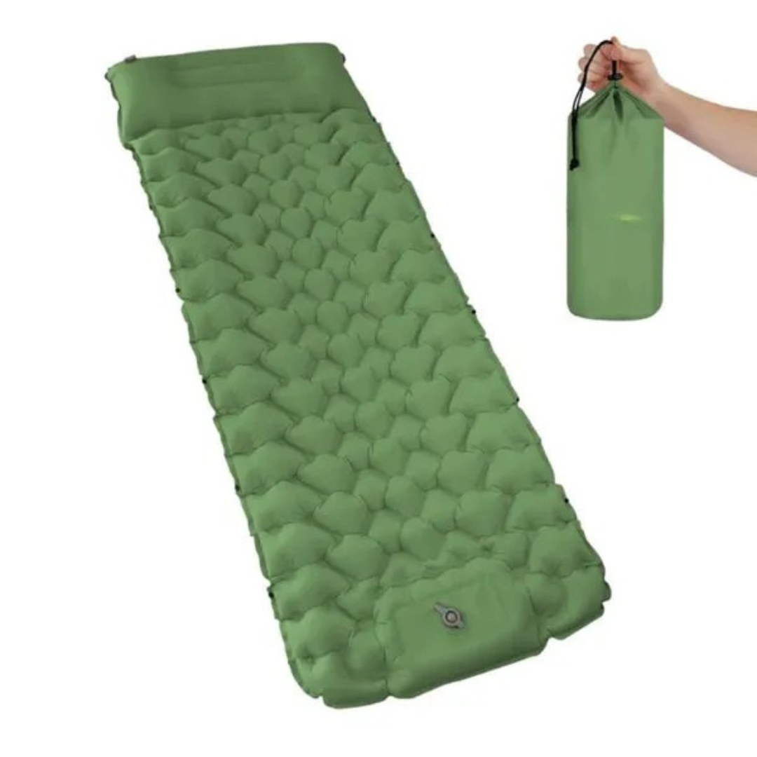 Matelas gonflable ultraléger et compact pour bivouac et camping