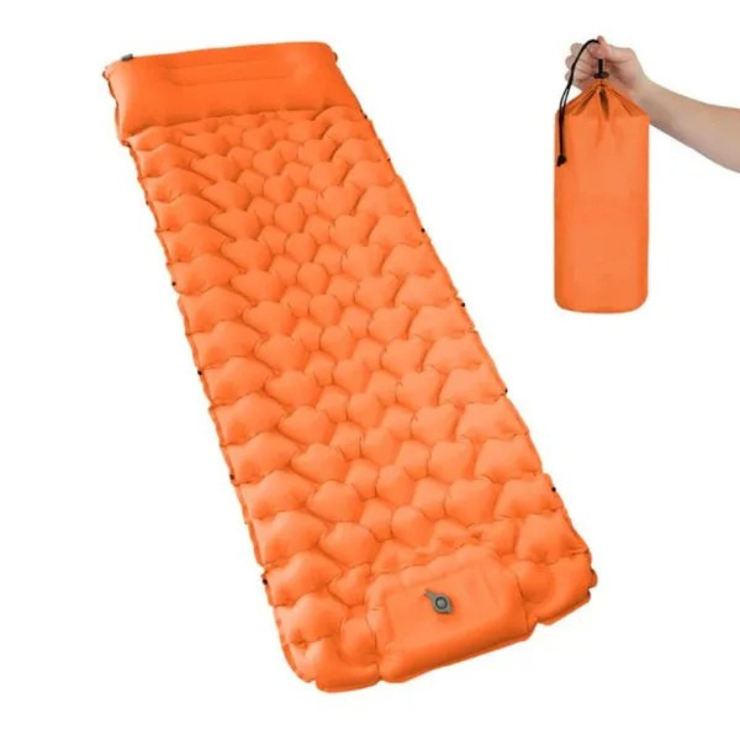 Matelas gonflable ultraléger et compact pour bivouac et camping