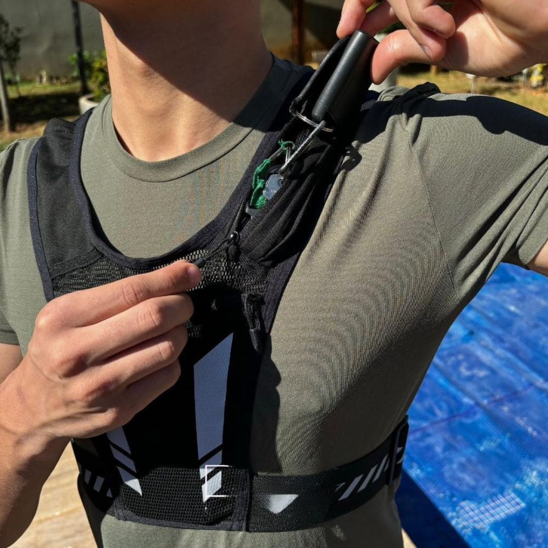 Gilet de course réfléchissant ultra-léger