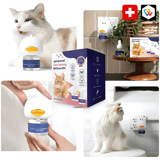 Diffuseur Apaisant Chats + Recharge Offerte – Stop Urines & Stress