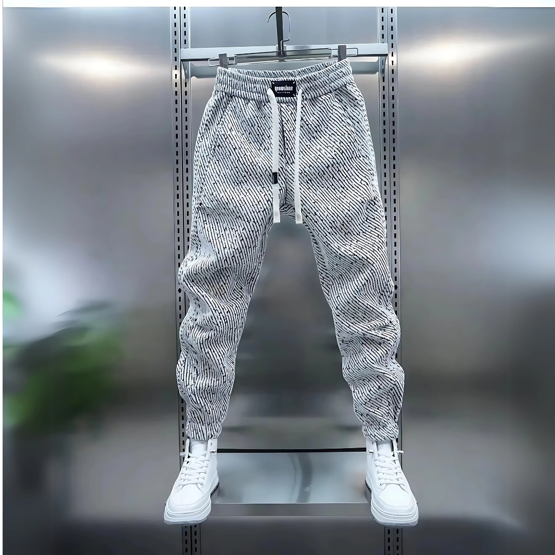 Moderne Freizeithose mit Muster – Bequem und Stylisch