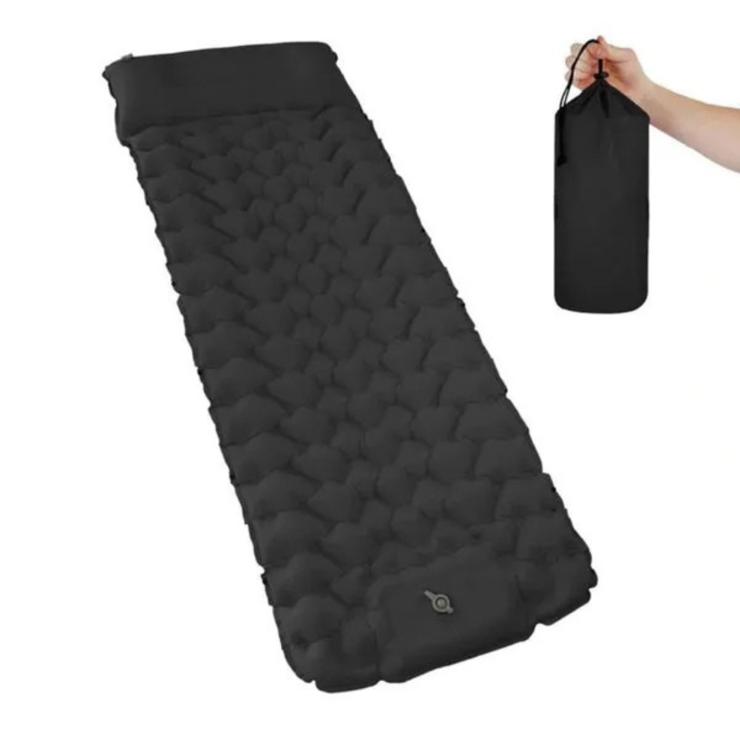 Matelas gonflable ultraléger et compact pour bivouac et camping