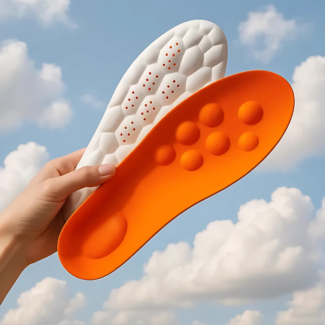 Ergonomische Massage-Einlegesohlen für den Alltag