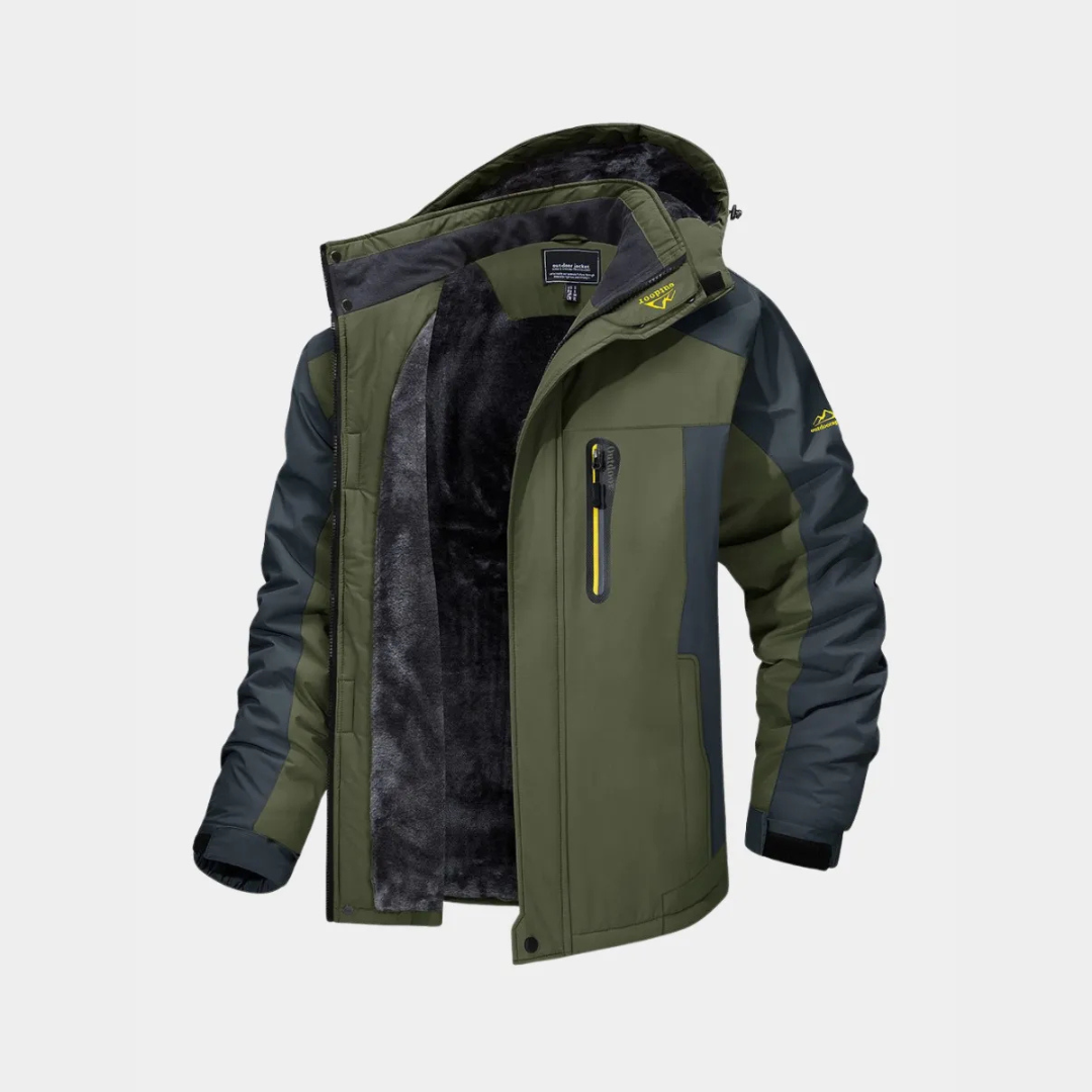Veste imperméable doublée polaire