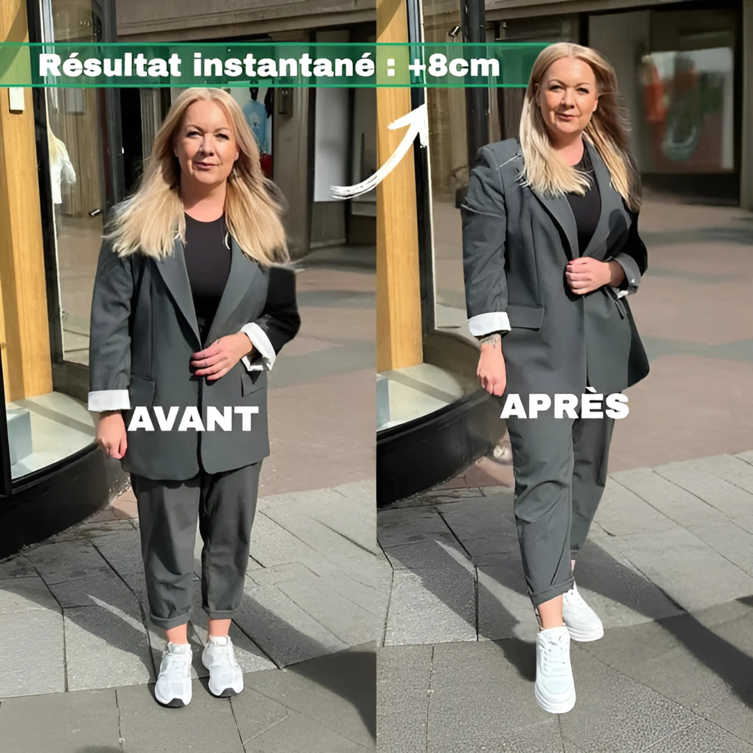 Baskets rehaussantes confortables +8 cm