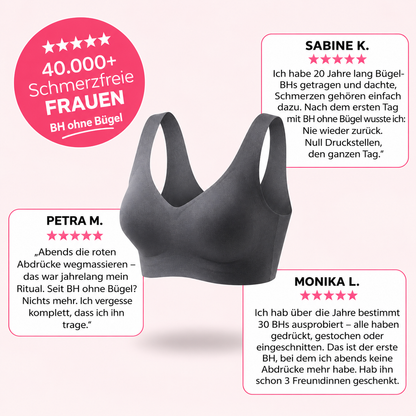 Soutien-gorge sans armatures invisible et confortable