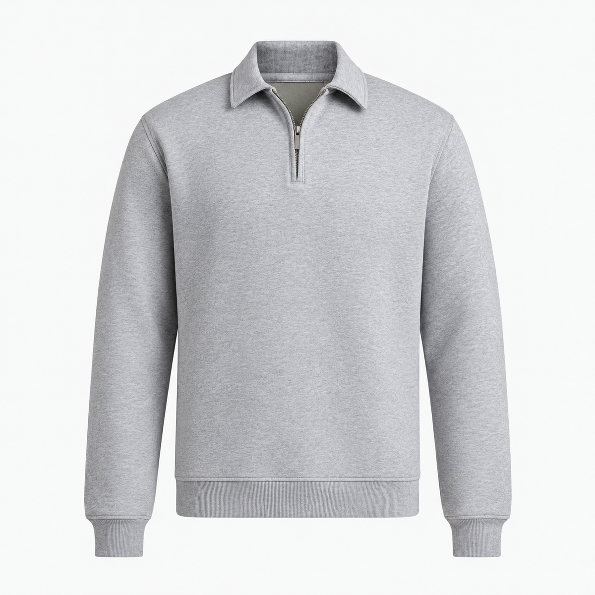 Pull Homme à Col Zippé