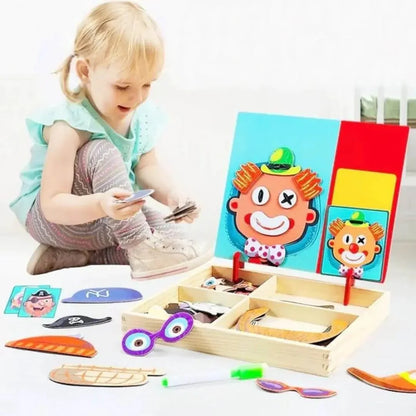Montessori-Magnetpuzzle für Kinder