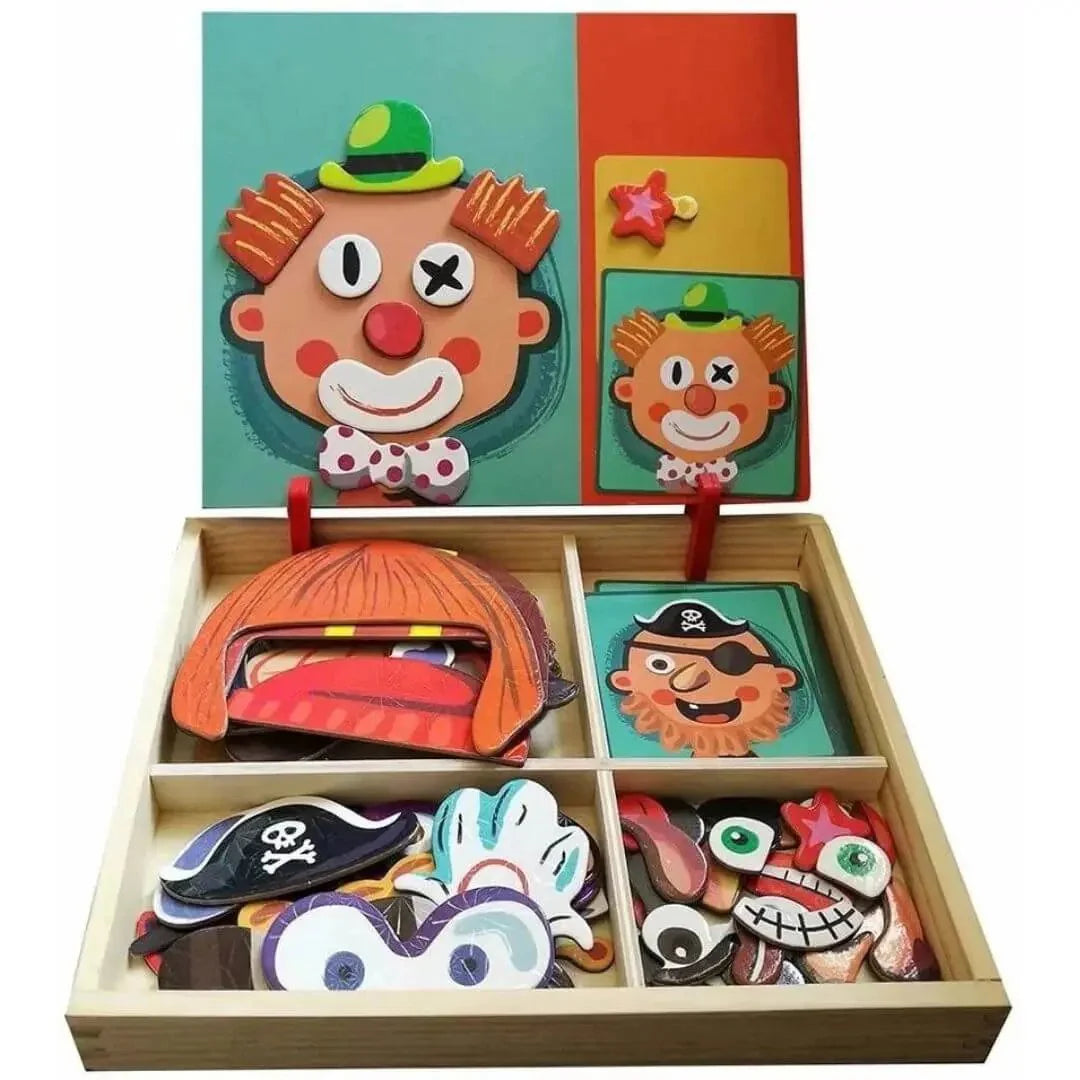 Montessori-Magnetpuzzle für Kinder